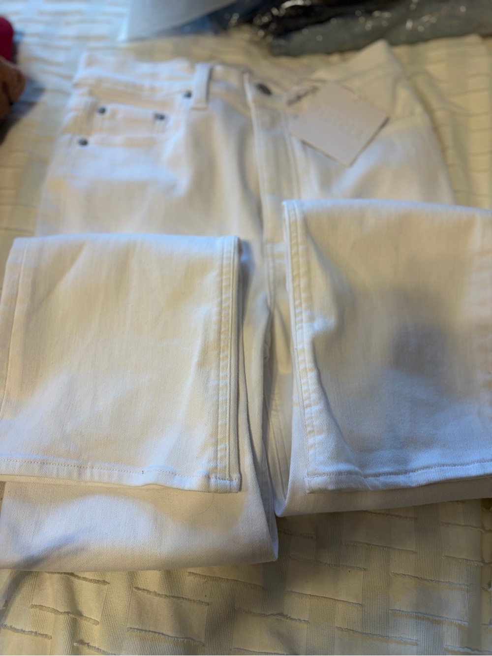 Pistola Straight-Leg White Women’s Jeans